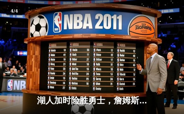 湖人加时险胜勇士，詹姆斯三双引领胜利，库里空砍40分 - 4